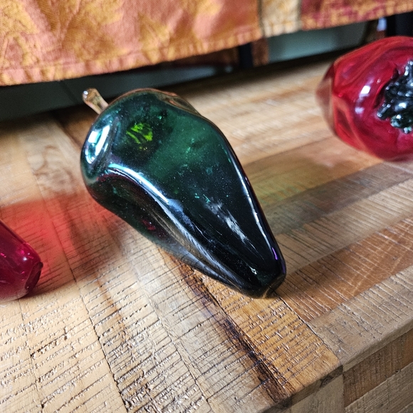 Glass peppers hand blown - Picture 7 of 10